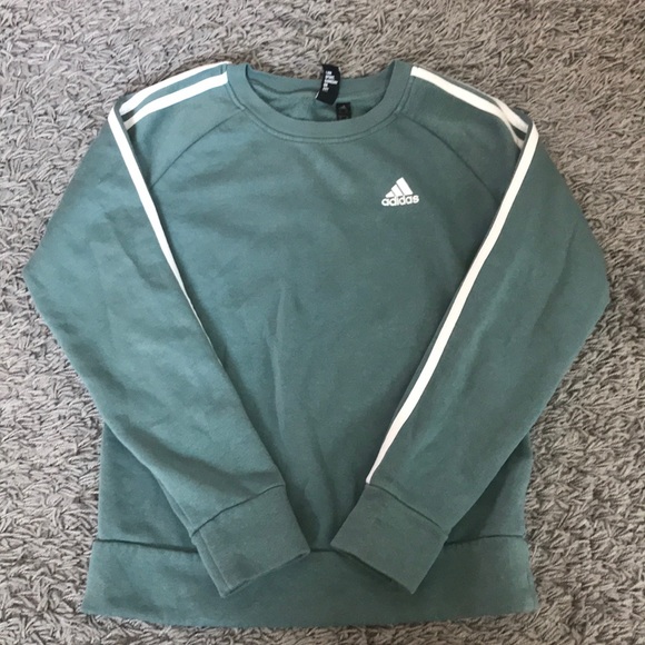 adidas Tops - Green  Adidas Crewneck Sweatshirt